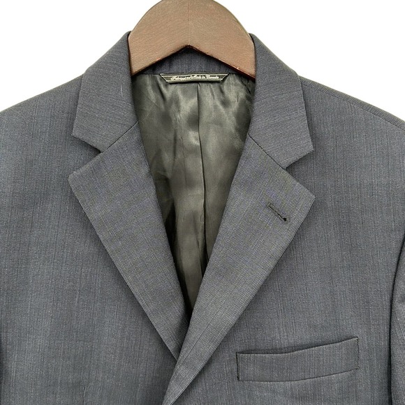 SPURR New York Valdez Blazer 100% Wool 40 Short - Picture 2 of 12